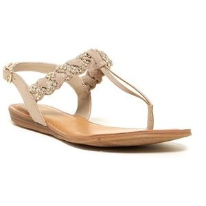 Nude sandals